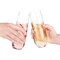 Final Touch Bubbles Sparkling, Champagne, Bubbly Glass Set with Opener - 10 oz (300 ml)